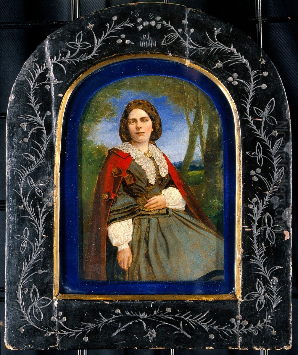 A woman. Oil Painting by unknown