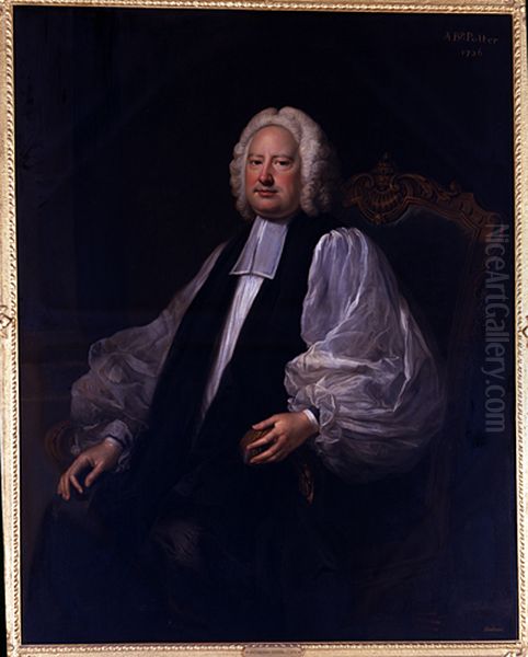 John Potter, Archbishop of Canterbury(c.1674-1747) Oil Painting by Thomas Hudson