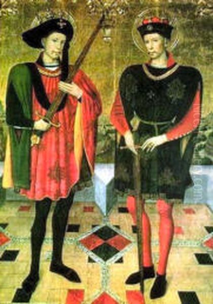 Sants Abdo i Senen. Oil Painting by unknown