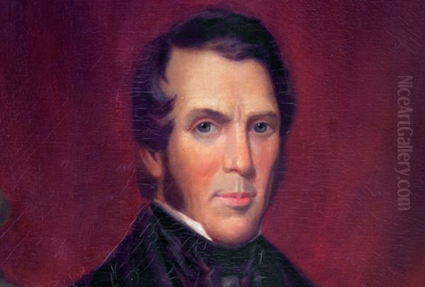 Abraham Bruyn Hasbrouck (1791-1879), Rutgers President, 1840 to 1850. Oil Painting by John Vanderlyn