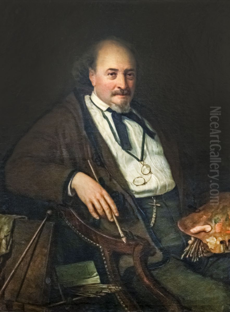 Portrait of Lucien Mengaud Oil Painting by unknown