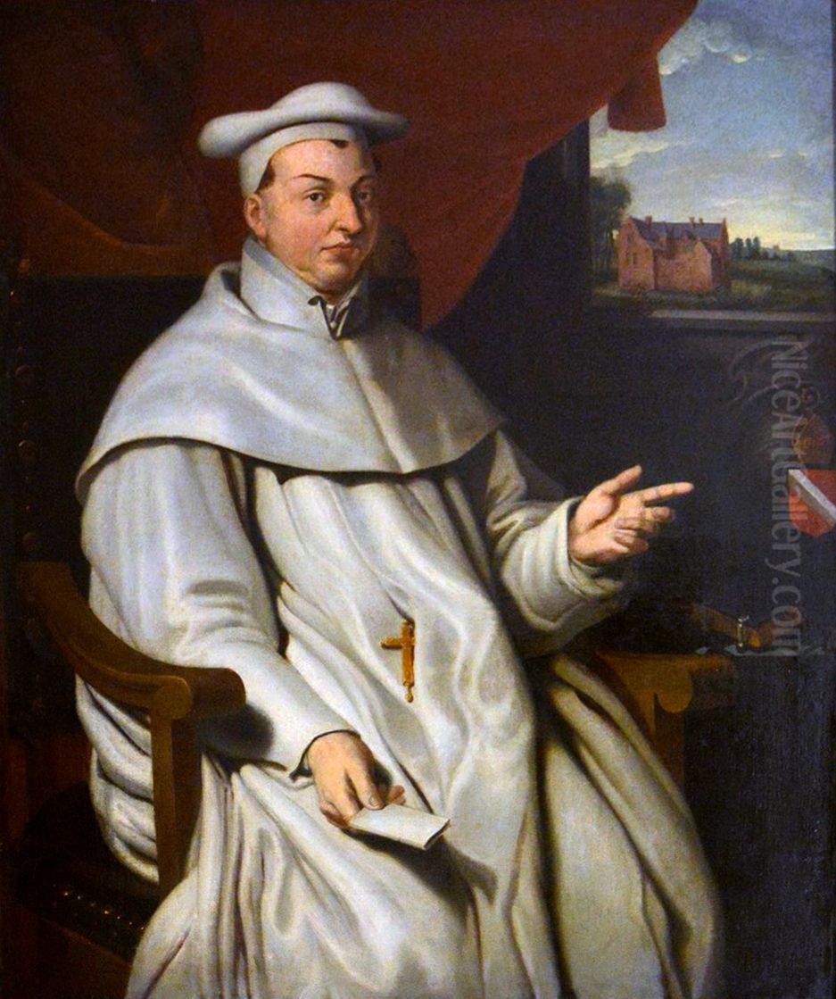 Abt van Malsen van de Abdij van Berne Oil Painting by unknown