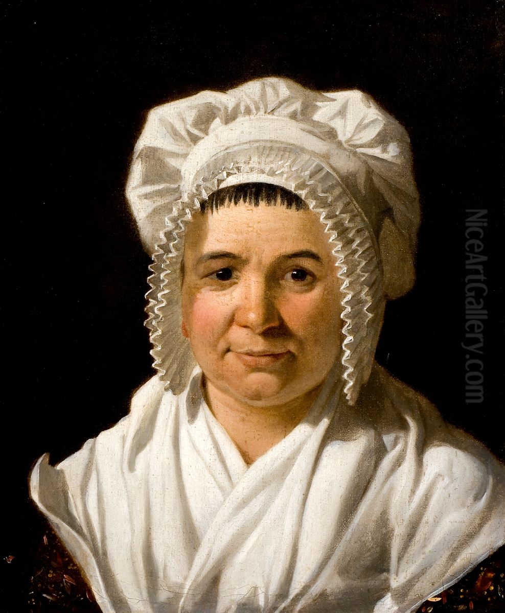 Portrait of the servant Jeanneton Oil Painting by Nicolas-Antoine Taunay