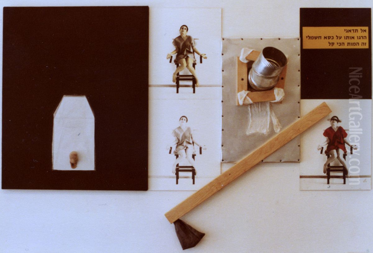 Stories for Little Children.Electric Chair Oil Painting by Yocheved Weinfeld