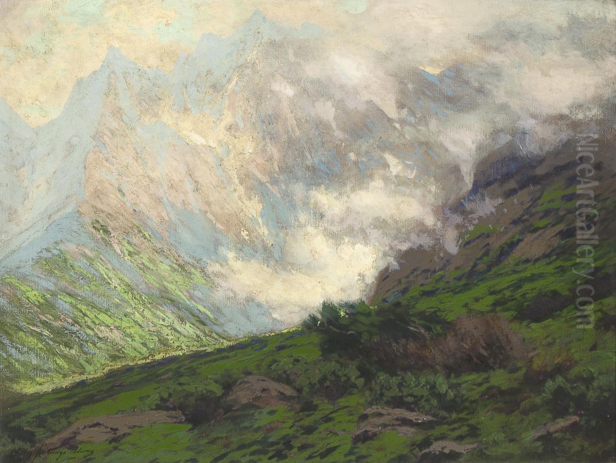 Storm Clouds Lifting, Southern Colorado Oil Painting by Charles Partridge Adams