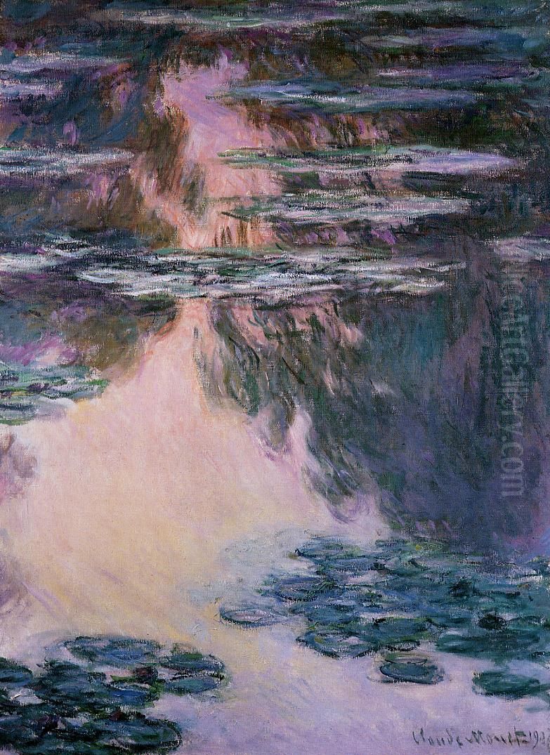 Water-Lilies Oil Painting by Claude Oscar Monet