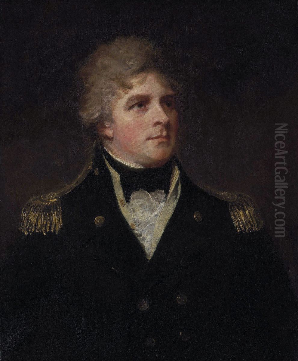 Admiral Sir John Orde Oil Painting by George Romney