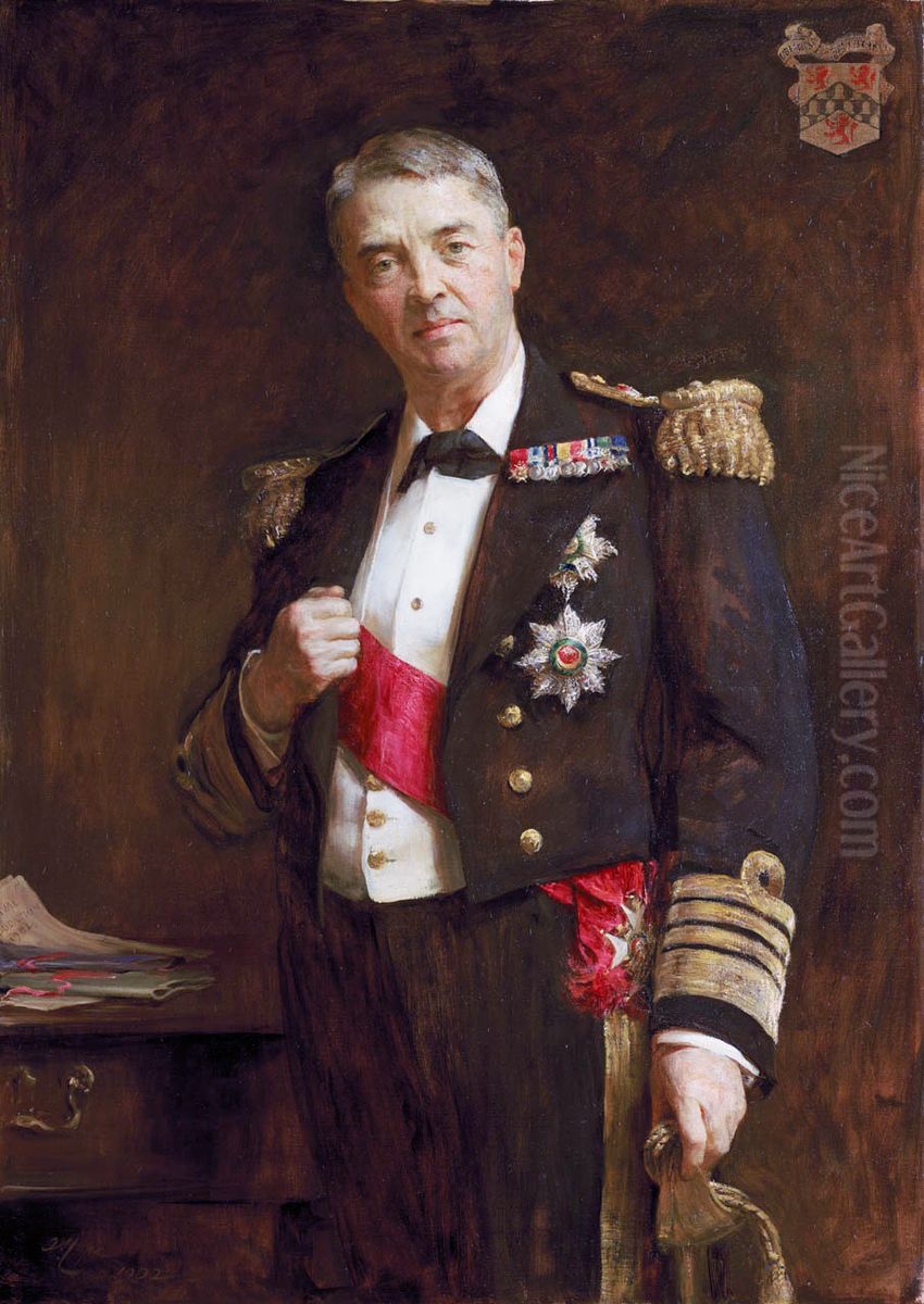 Admiral John Fisher (1841-1920), later Ist Viscount Fisher of Kilverstone Oil Painting by Arthur Stockdale Cope