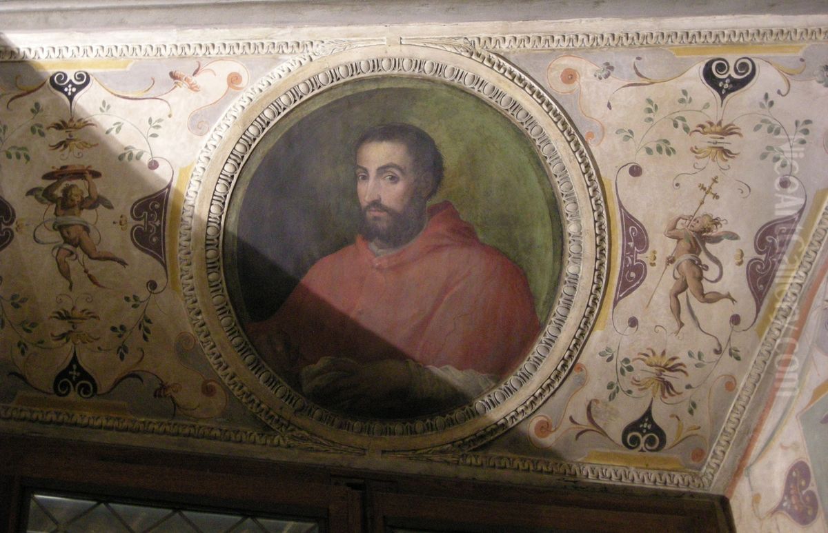 Ritratto del cardinale Ippolito de' Medici Oil Painting by Giorgio Vasari