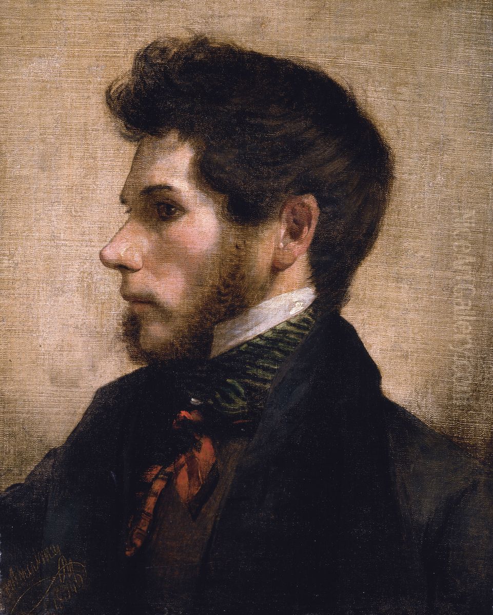 Self-portrait Oil Painting by Friedrich von Amerling