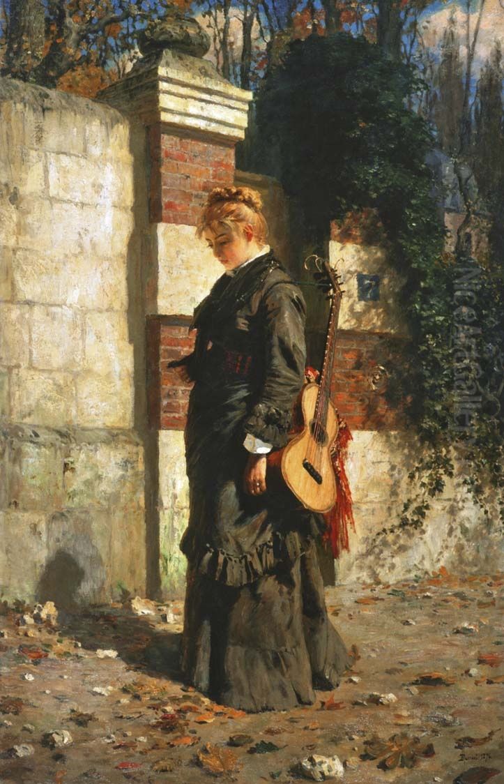 Strekoza (<<Leto krasnoe propela...>>) Oil Painting by Vasily Polenov