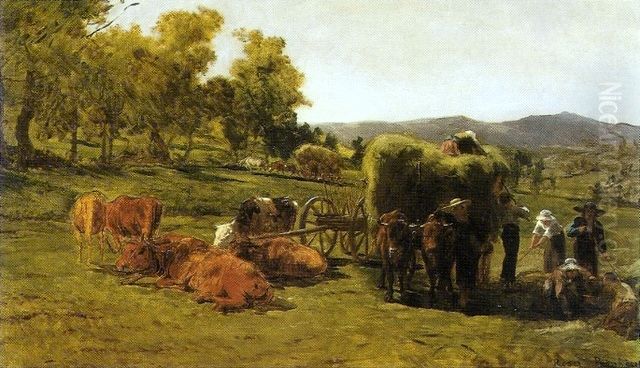 The Hay Harvest Oil Painting by Rosa Bonheur