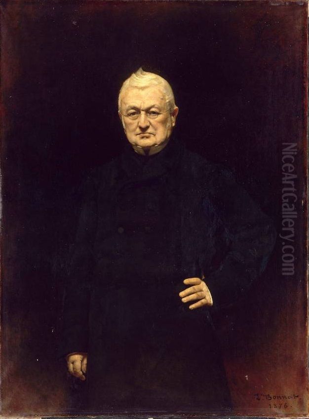 Adolphe Thiers (1796-1877). Oil Painting by Leon Bonnat
