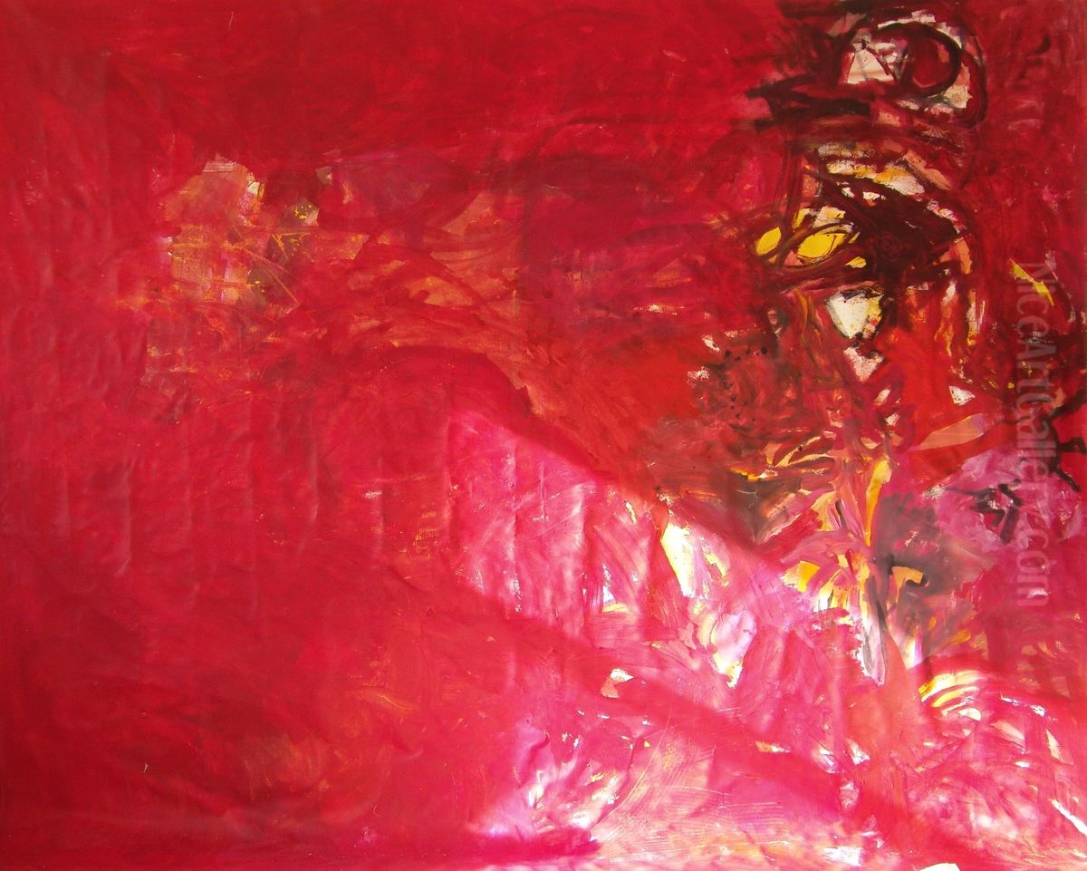 Rote Symphonie Oil Painting by Armin Andreas Pangerl