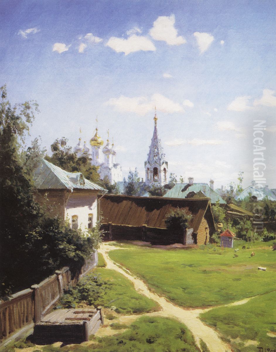 Moskauer Hof Oil Painting by Vasily Polenov