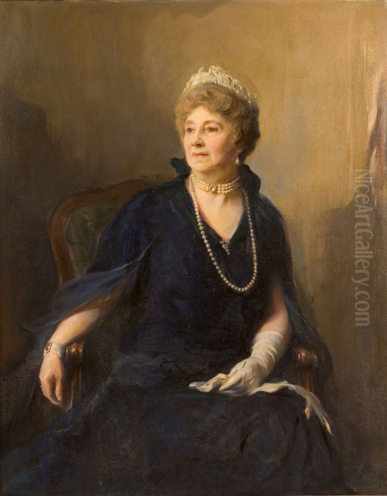 Mrs Stanley Baldwin Oil Painting by Philip de Laszlo