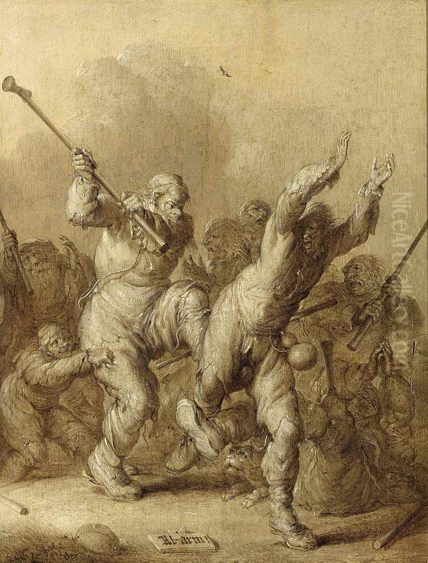 Al-Arm Oil Painting by Adriaen van de Venne