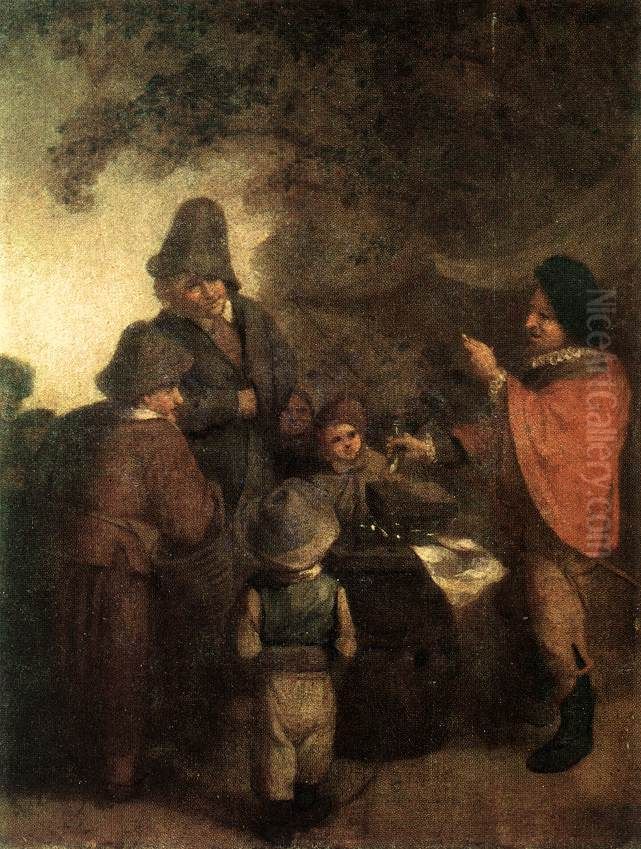 The Stall-keeper Oil Painting by Adriaen van Ostade