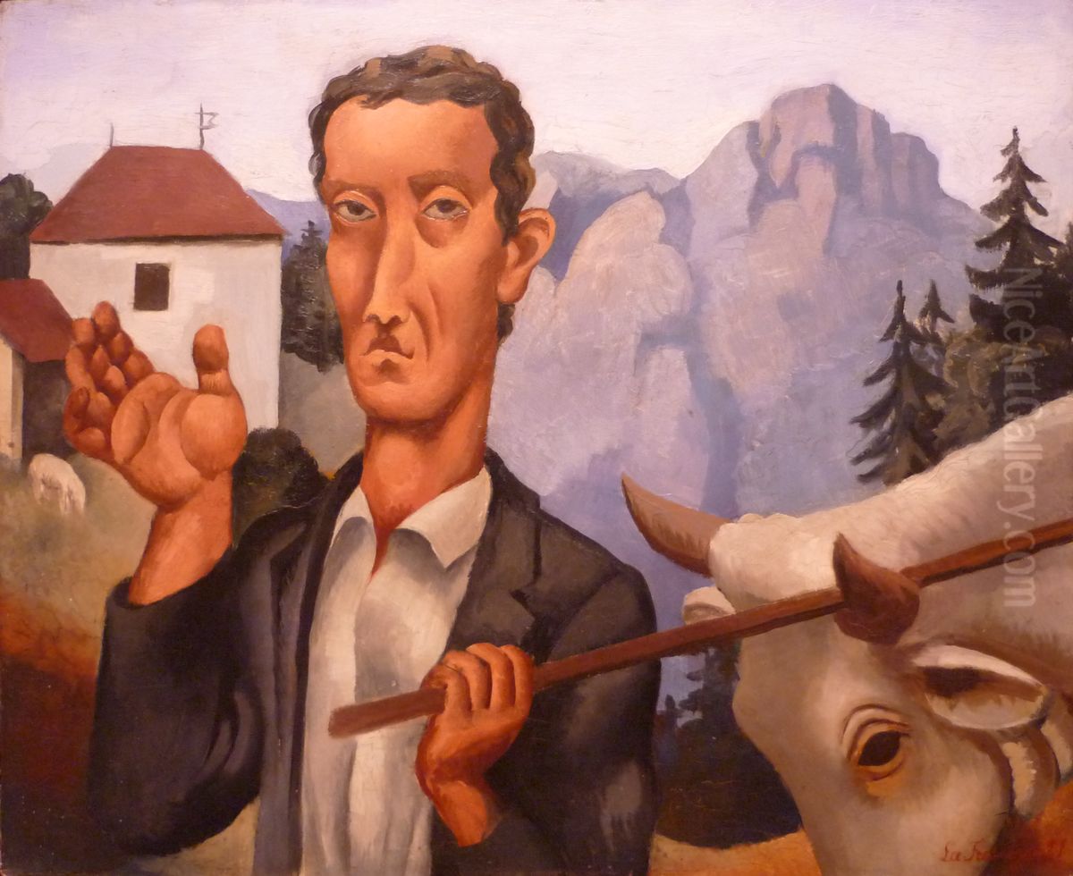 Le bouvier Oil Painting by Roger de La Fresnaye