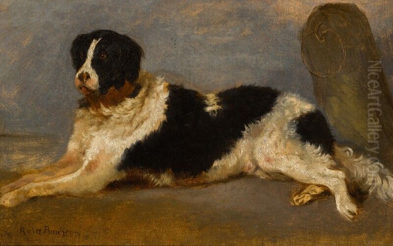 Chien terre-neuve Oil Painting by Rosa Bonheur