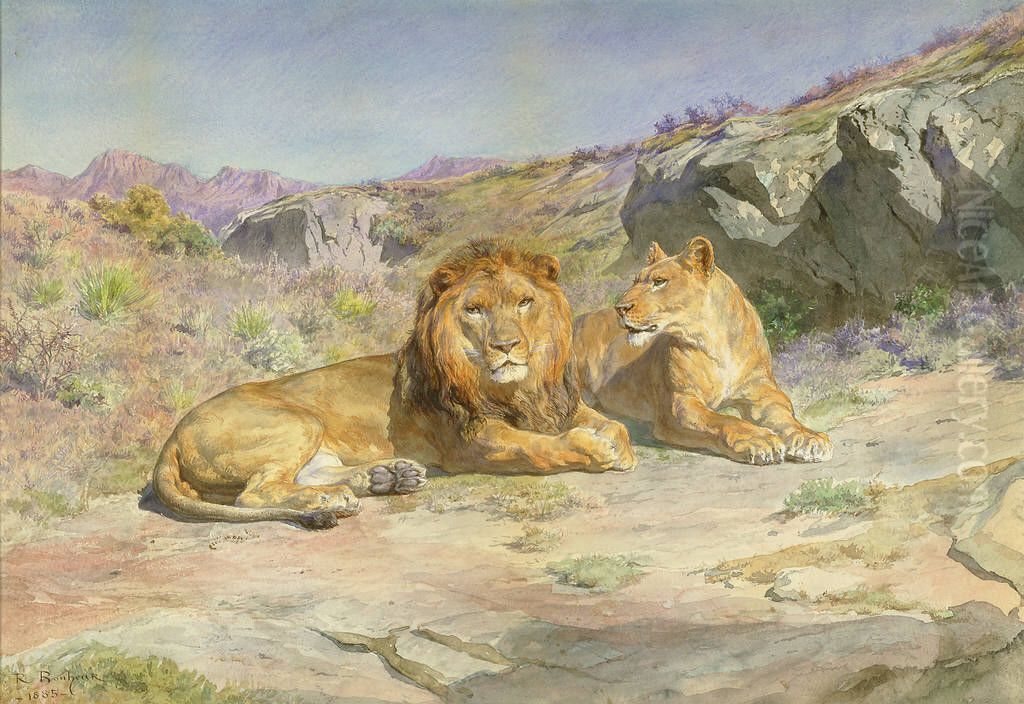 Royale  a la maison Oil Painting by Rosa Bonheur