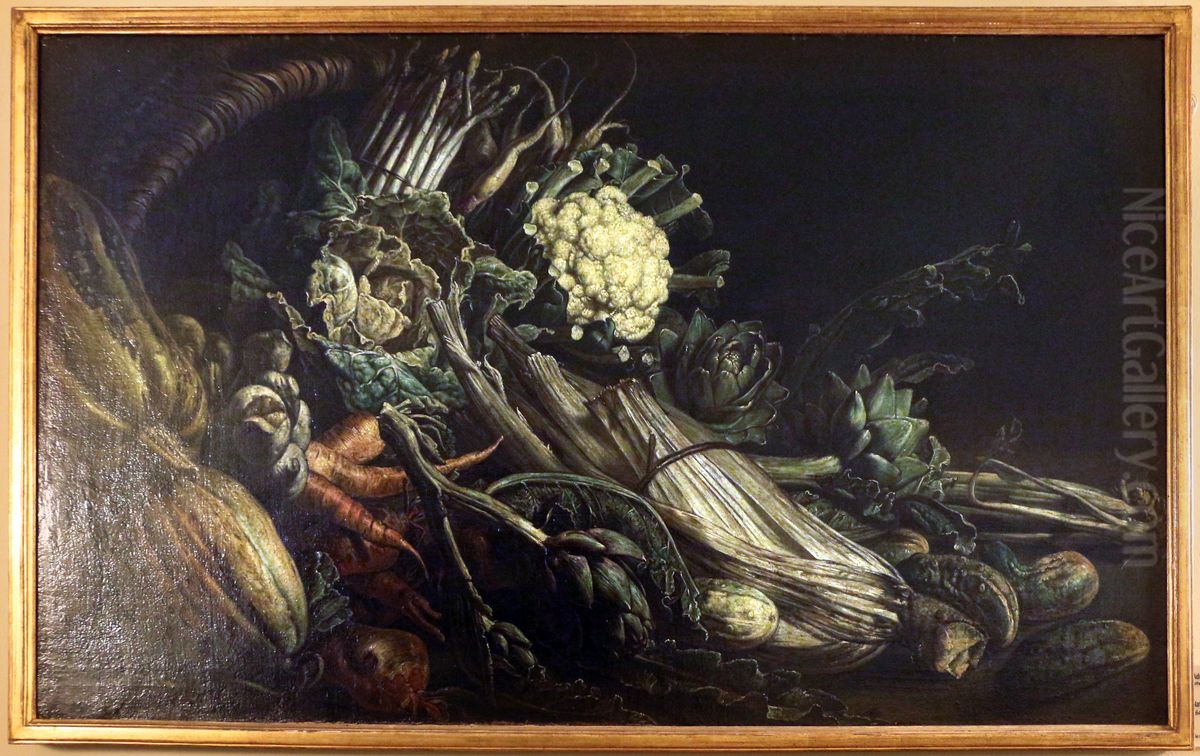 natura morta con verdure Oil Painting by Adriaen van Utrecht