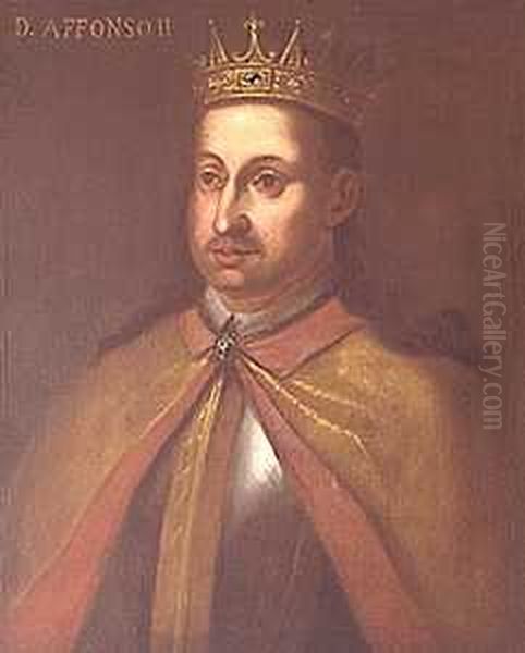King Afonso II from Portugal Oil Painting by unknown