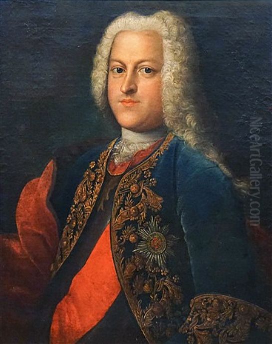 Portrait of a Gentleman Oil Painting by Franz Lippold