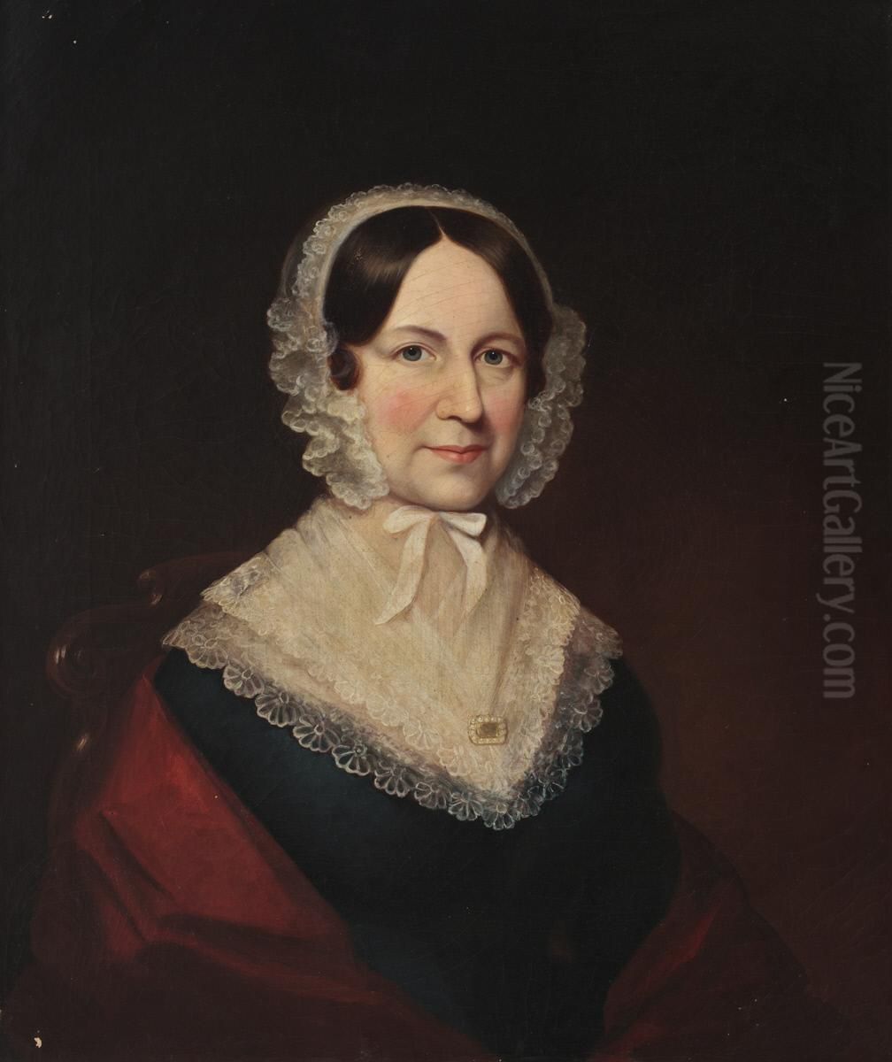 Portrait of Elizabeth Tuckerman Salisbury Oil Painting by Pamelia Hill