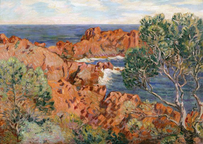 Agay Oil Painting by Armand Guillaumin