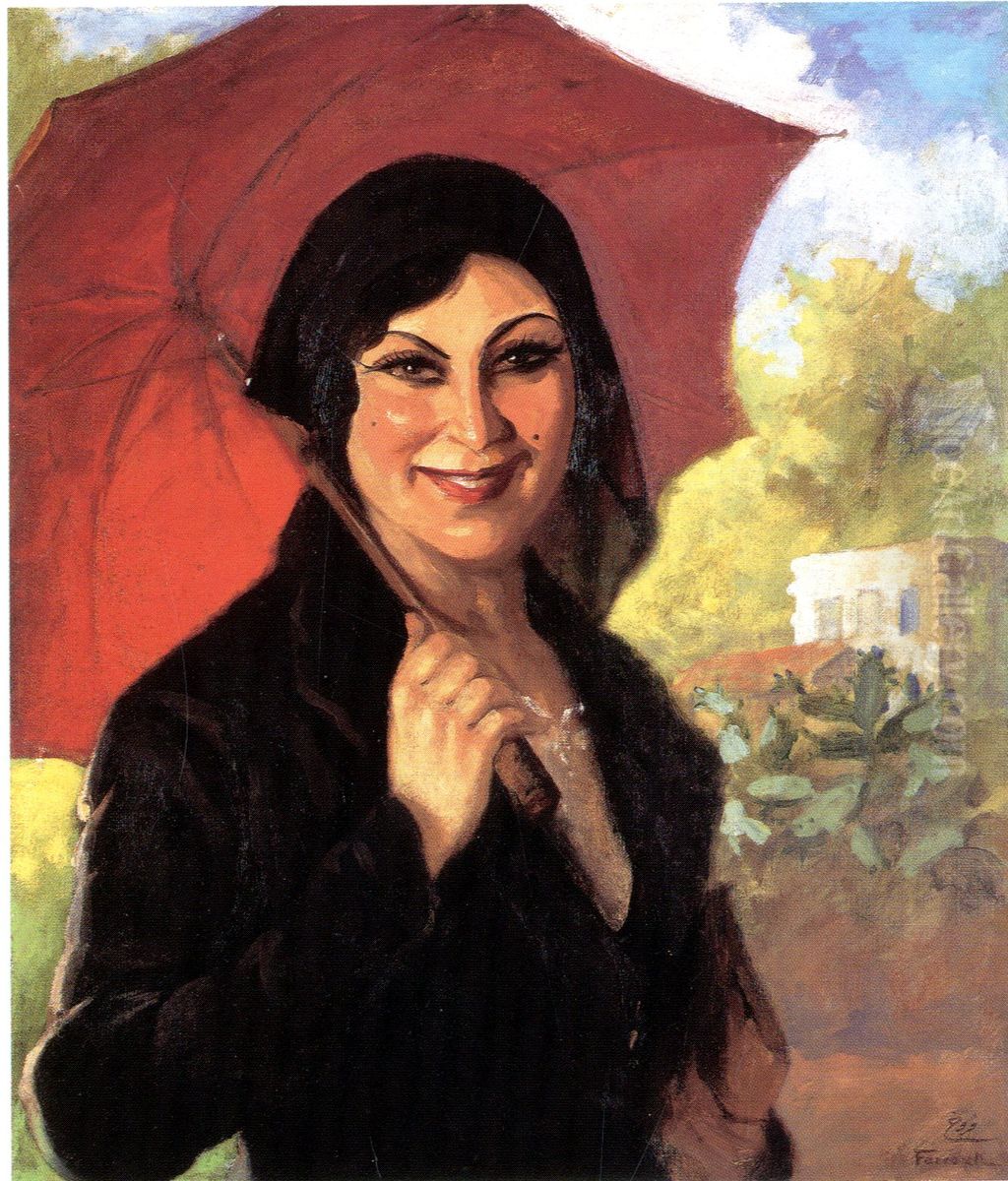 alsufur. Oil Painting by Moustafa Farroukh