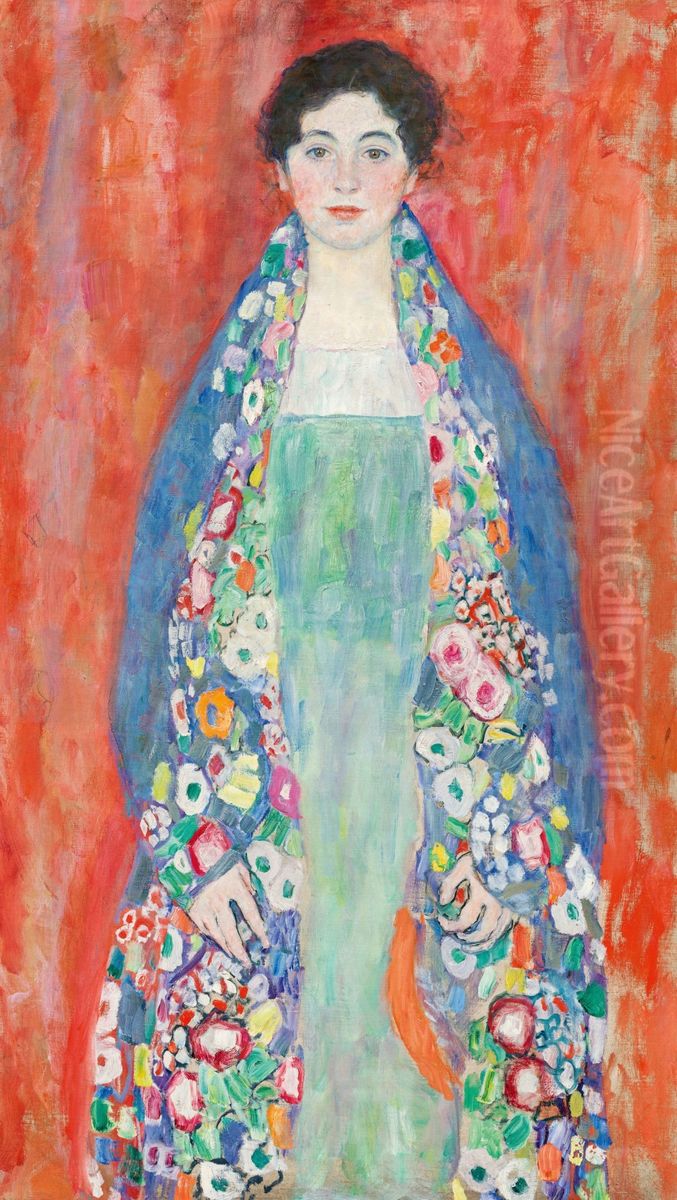 Portrait of Fraulein Lieser Oil Painting by Gustav Klimt