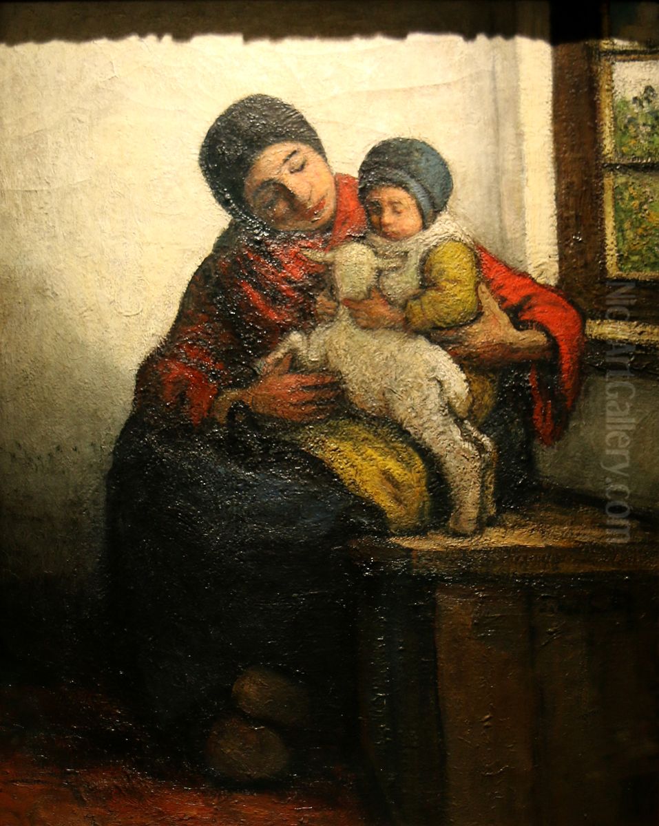 Mater amabilis Oil Painting by Jakob Smits