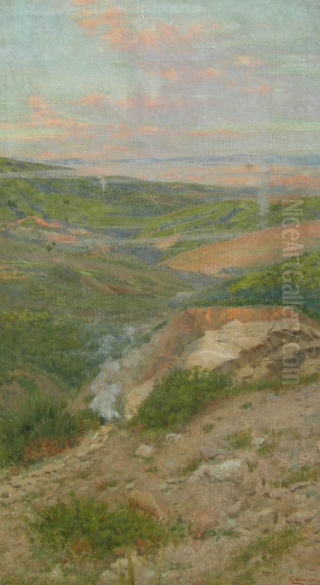 Morning harmony Oil Painting by Niccolo Cannicci