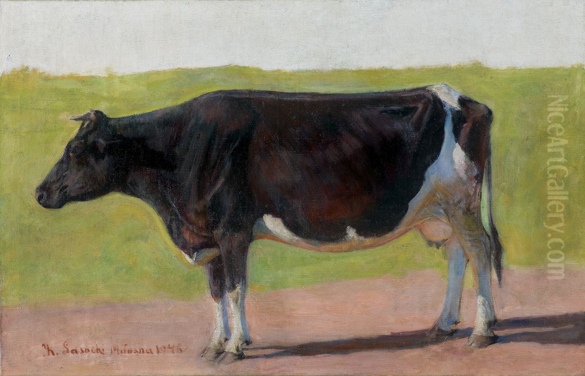 Krowa Oil Painting by unknown