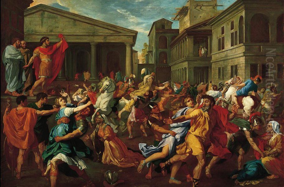 The Abduction of the Sabine Women Oil Painting by Edgar Degas