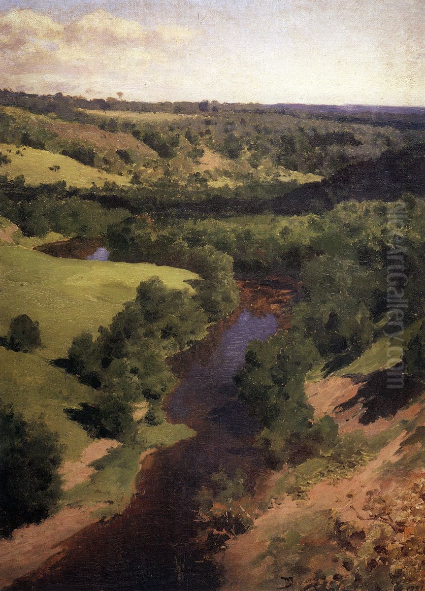 Reka Vora Oil Painting by Vasily Polenov