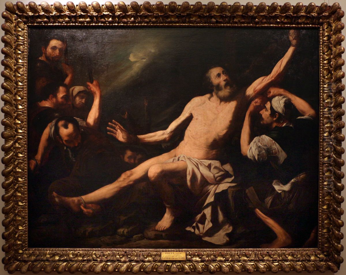 Martirio de Sao Bartolomeu Oil Painting by Jusepe de Ribera