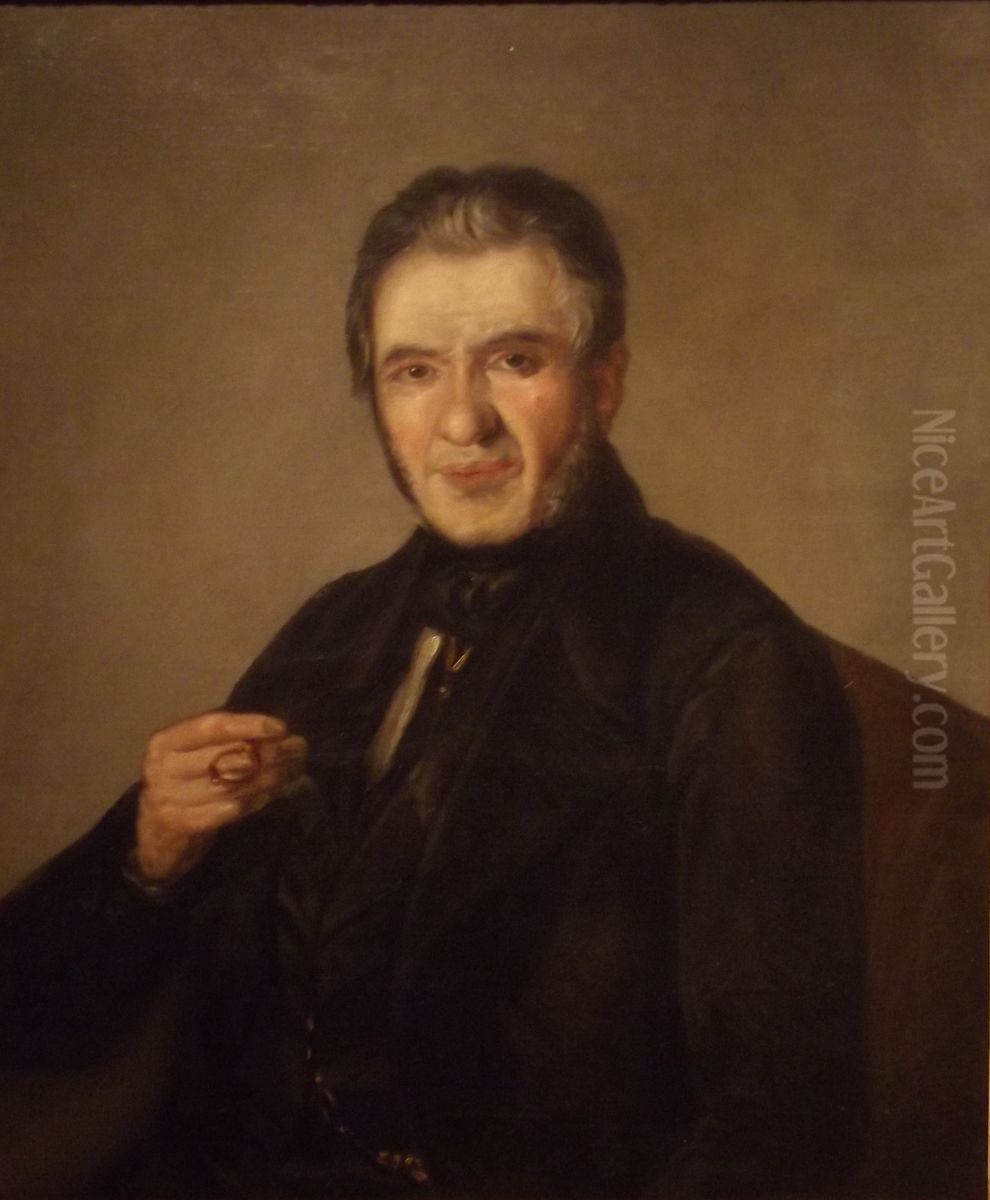 Agustin Arguelles, tutor de Isabel II Oil Painting by Leonardo Alenza