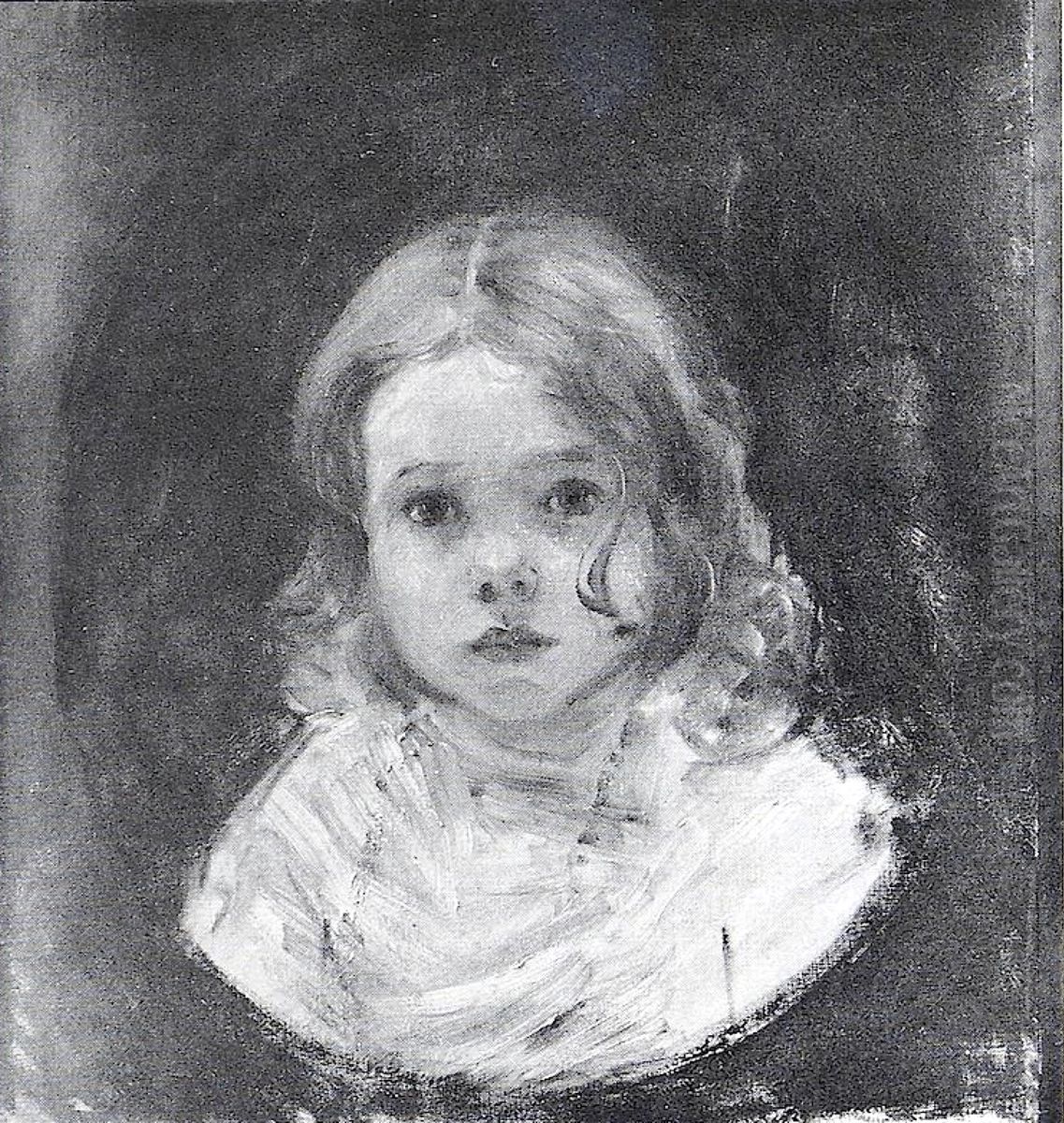 Portrat Gerda Leistikow Oil Painting by Lovis (Franz Heinrich Louis) Corinth