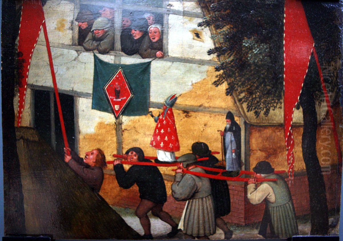 Procession Oil Painting by Pieter Brueghel the Younger