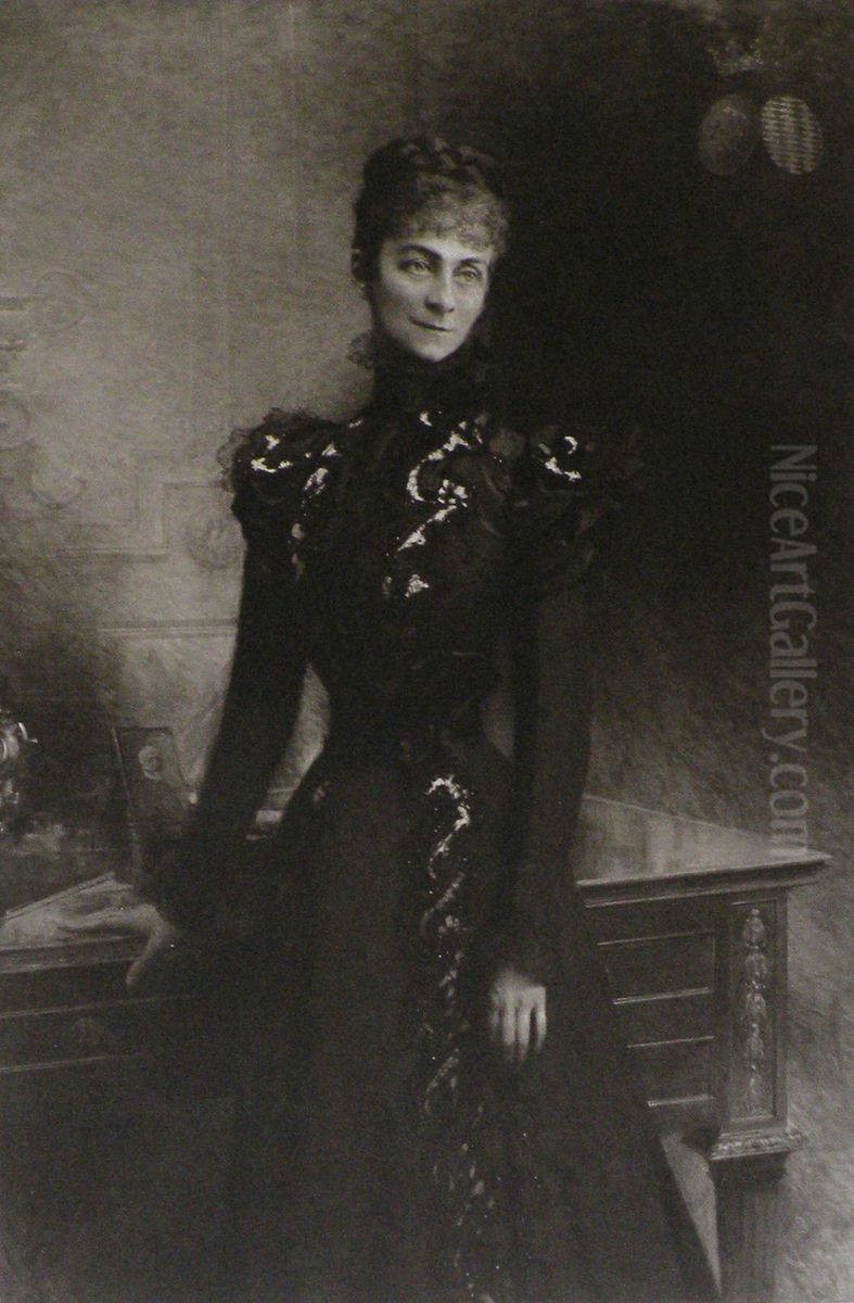 Son altesse royale la duchesse d'Alencon. Oil Painting by Aime Morot