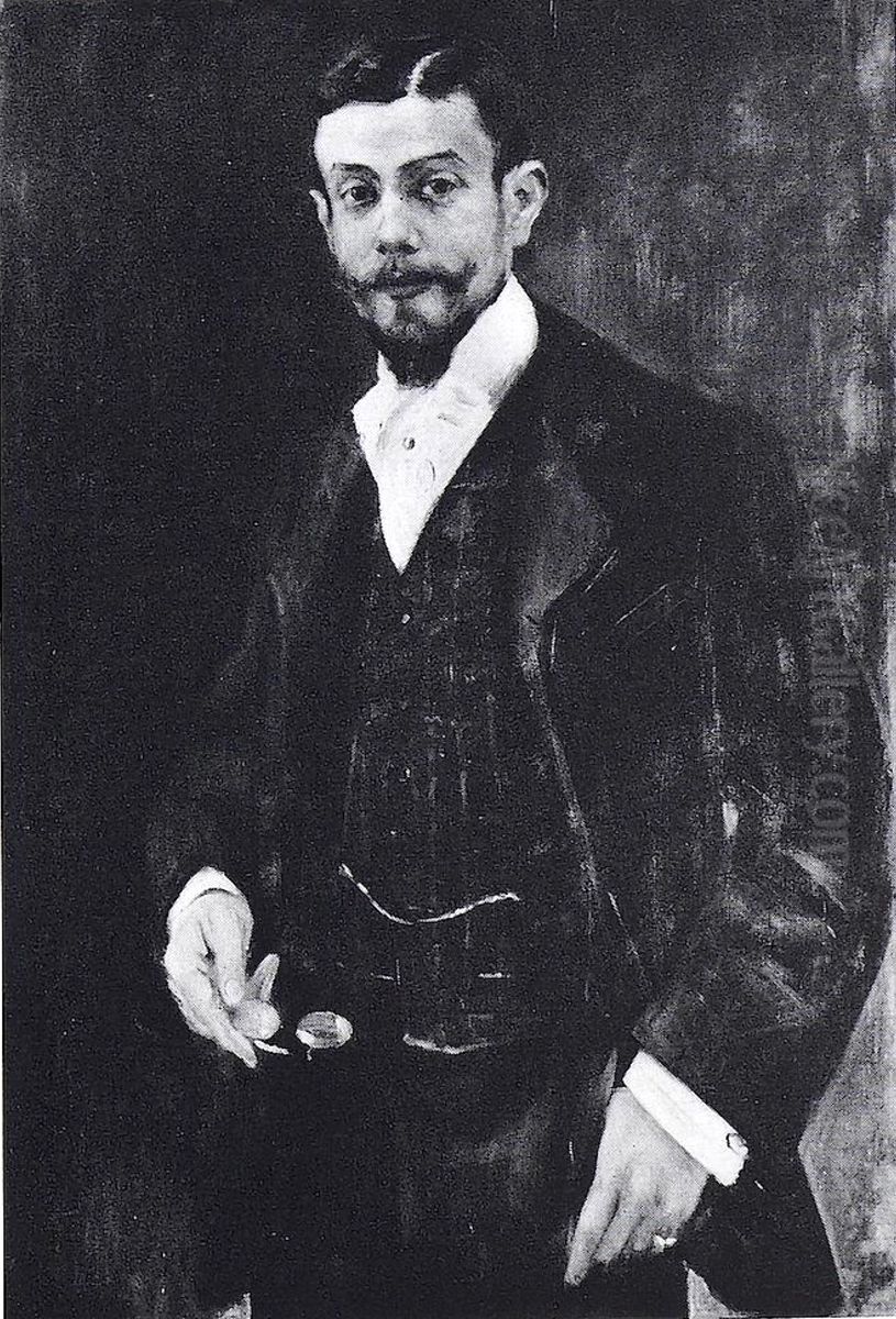 Portrat Richard Israel Oil Painting by Lovis (Franz Heinrich Louis) Corinth