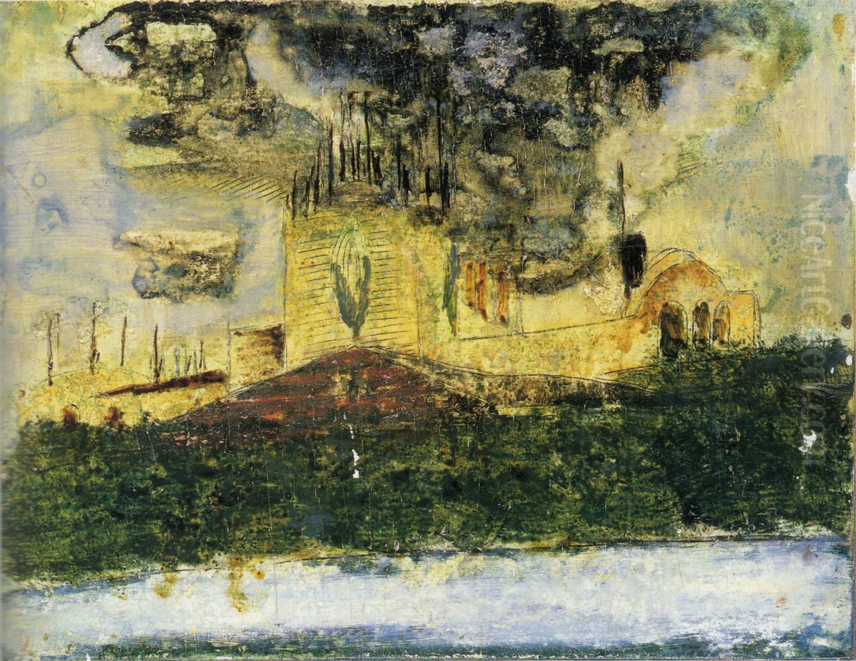 Landscape of Police Hospital Oil Painting by Aimitsu