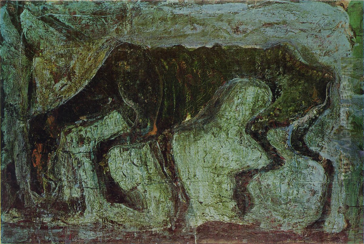 Horse Oil Painting by Aimitsu