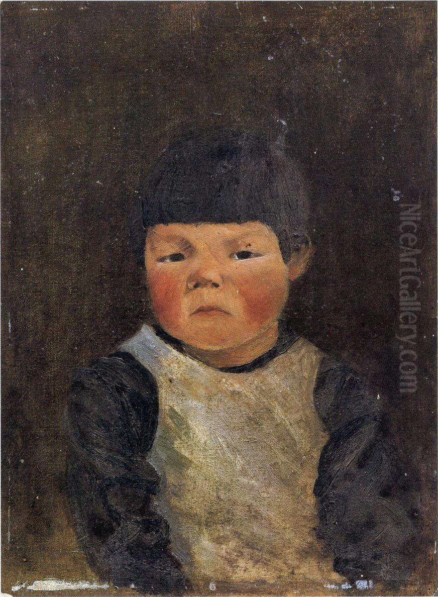 Portrait of Hiroko Oil Painting by Aimitsu