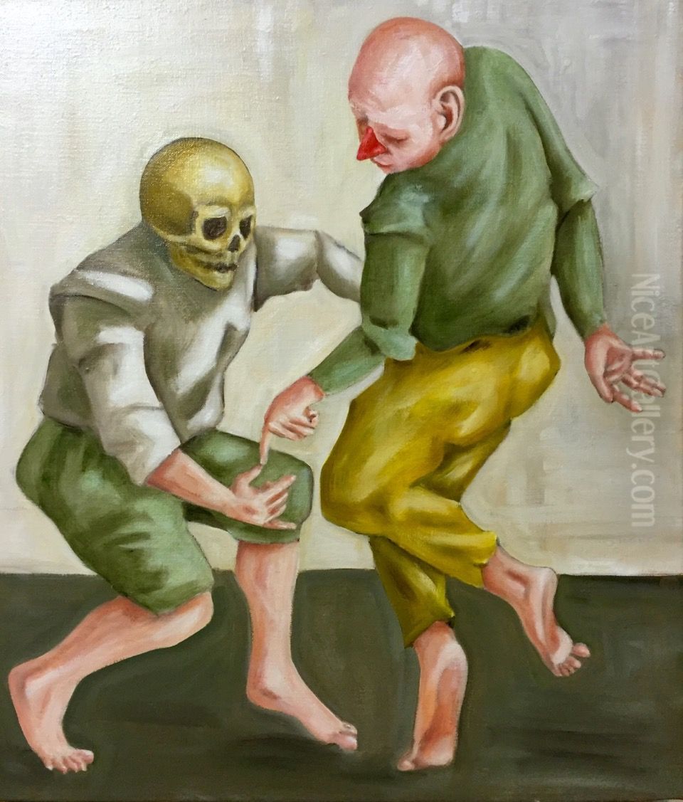 Tanz XX Oil Painting by Akram Mutlak