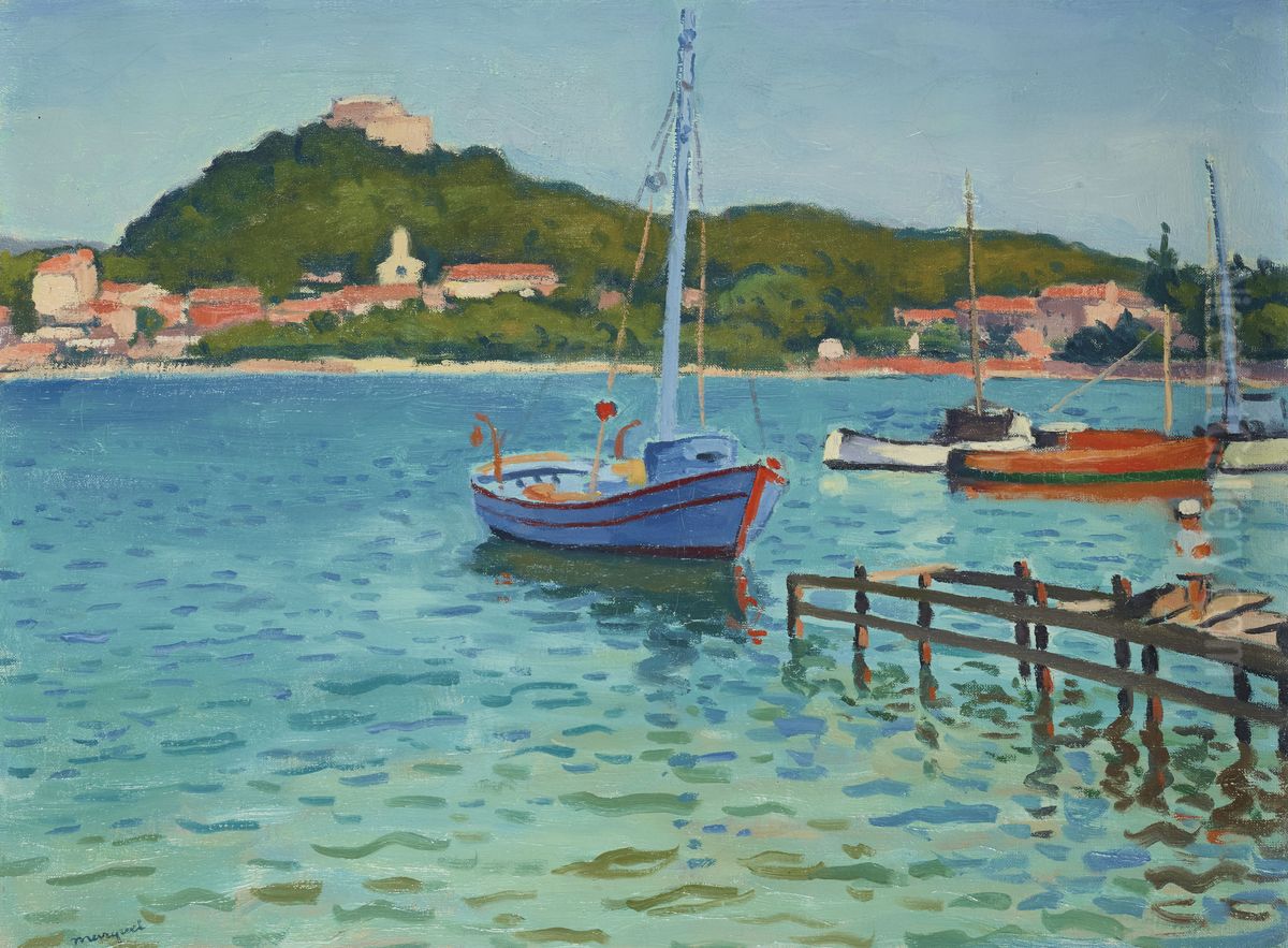 Porquerolles, apres-midi d'ete Oil Painting by Albert Marquet