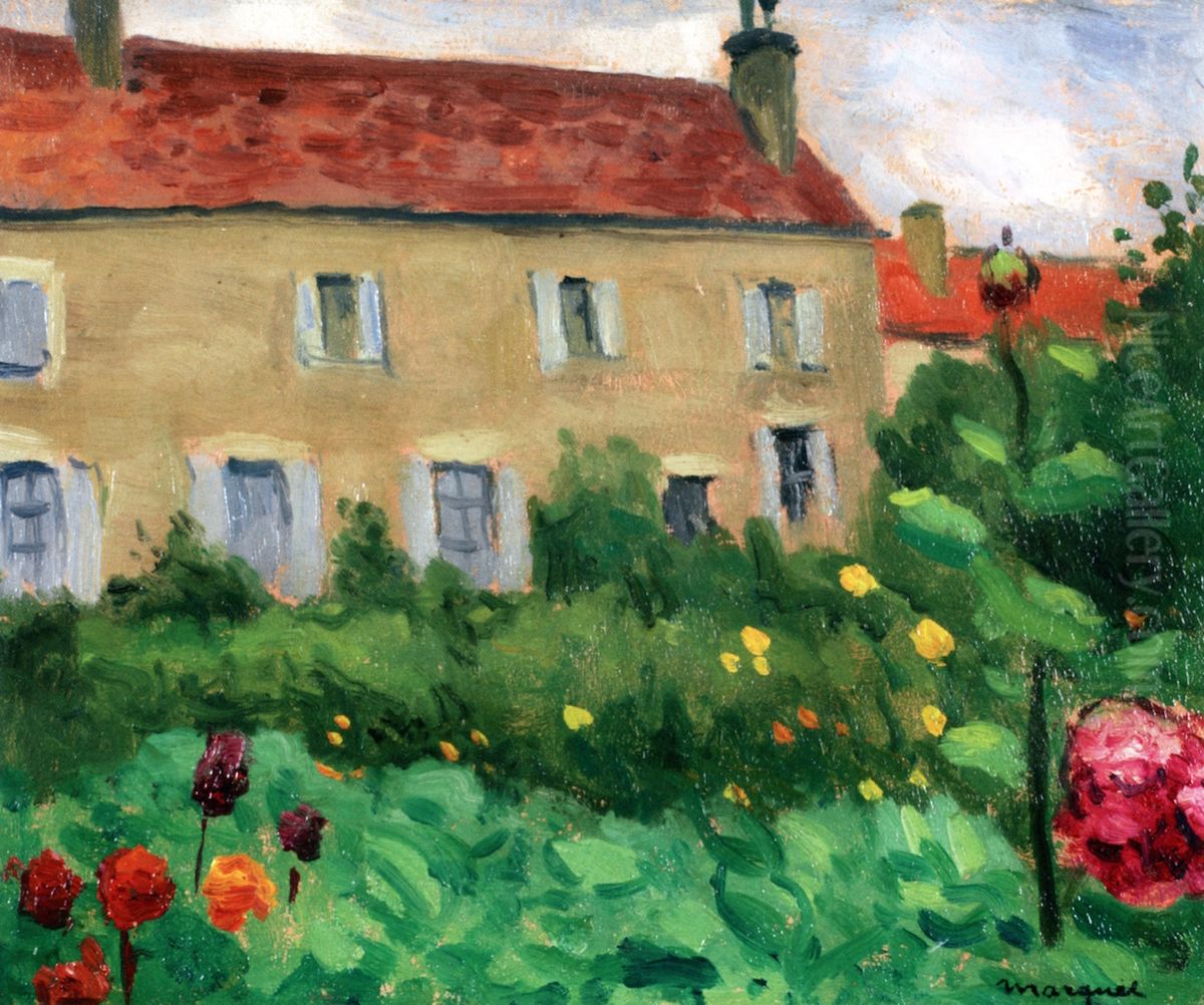 Manoir a Ousson-sur-Loire Oil Painting by Albert Marquet