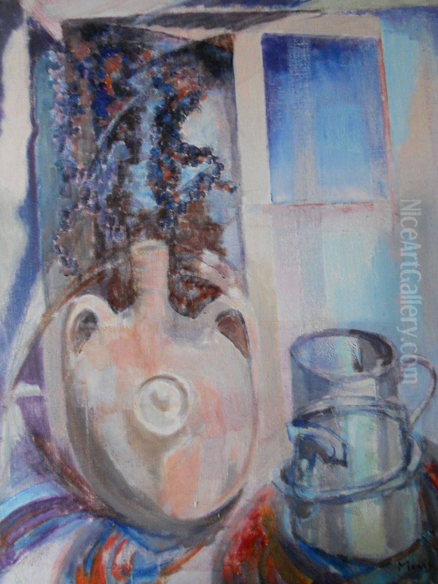 Still life 02 Oil Painting by Albert Muis